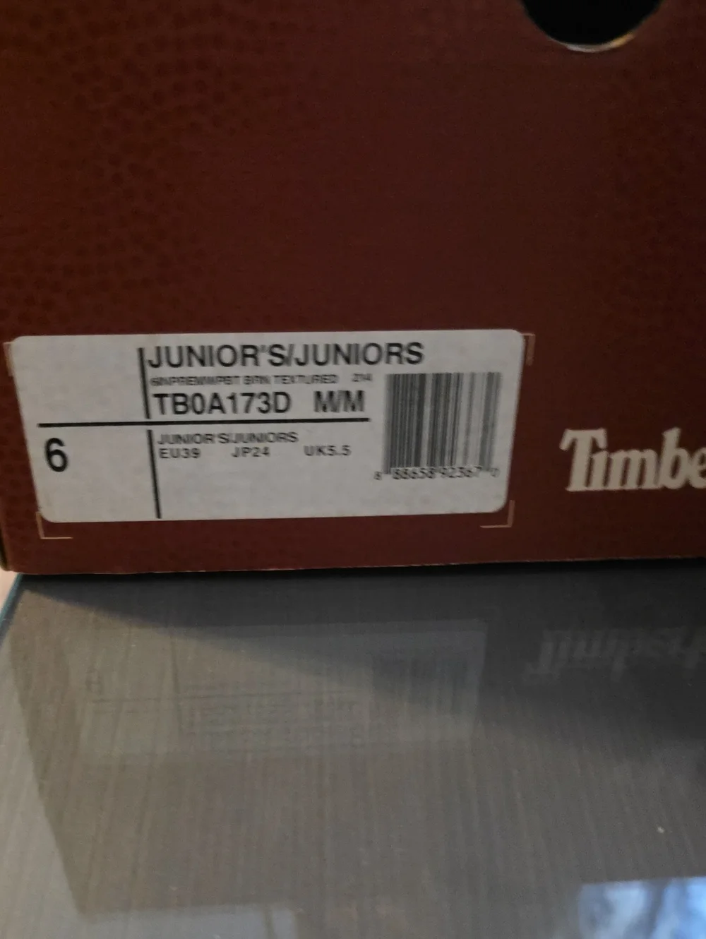 Timberland Burgundy Leather Work Boots